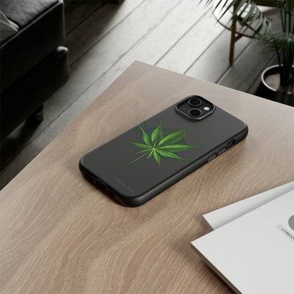 "Cannabis Chic" Marijuana Leaf Phone Case -Tough Cases