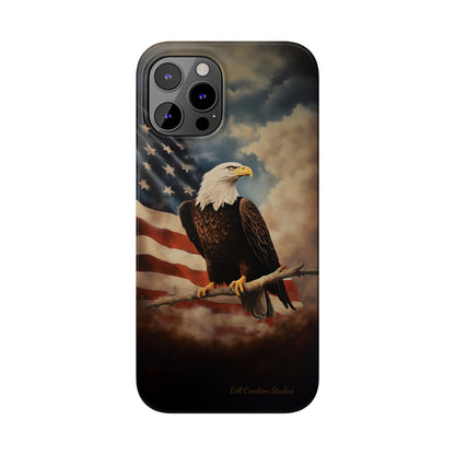 Introducing the "Eagle's Majesty" Cell Phone Case – Soar with American Pride -Slim Phone Cases