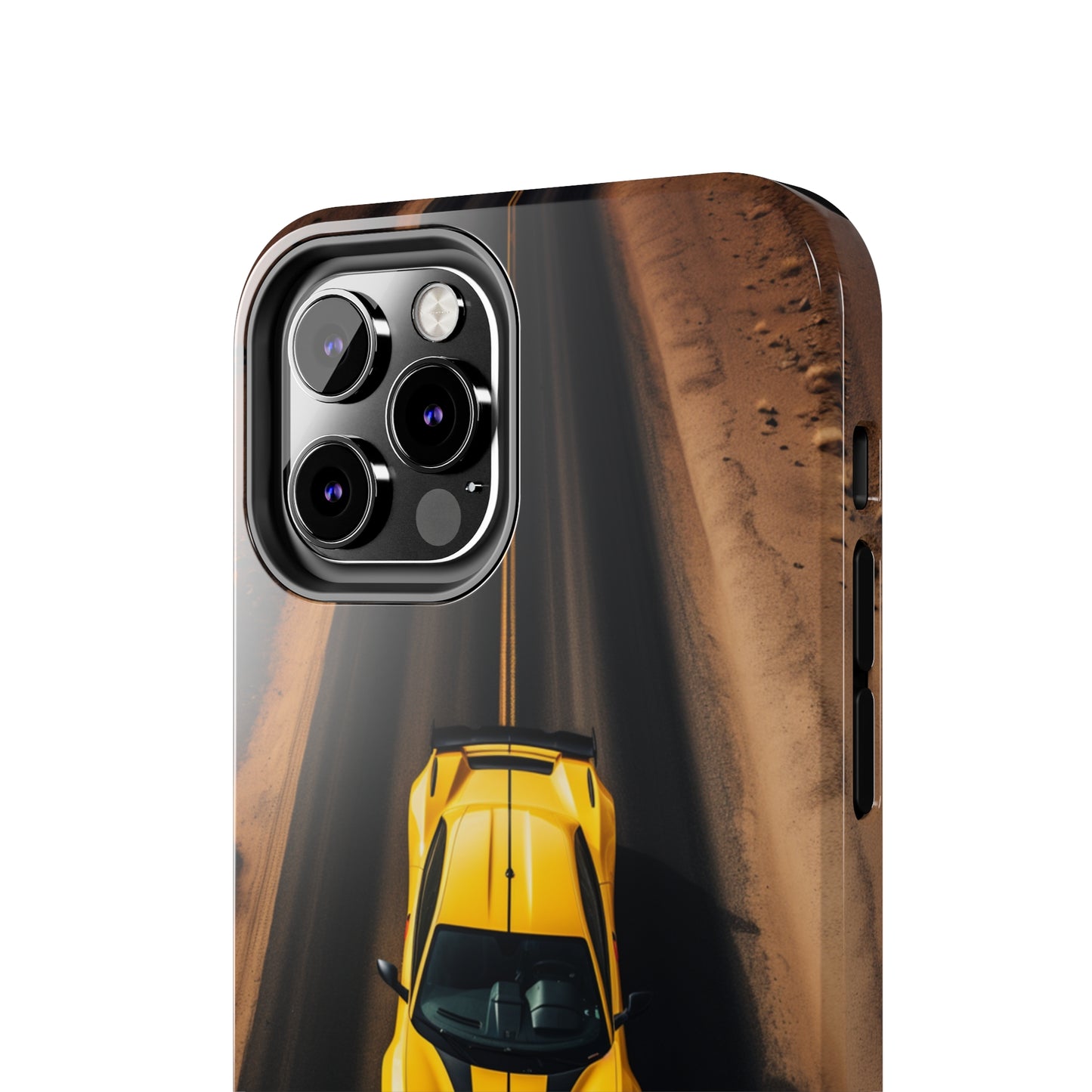 Introducing the "Desert Speedster" Cell Phone Case – Feel the Thrill of a Ferrari Racing through the Desert! -Tough Phone Cases