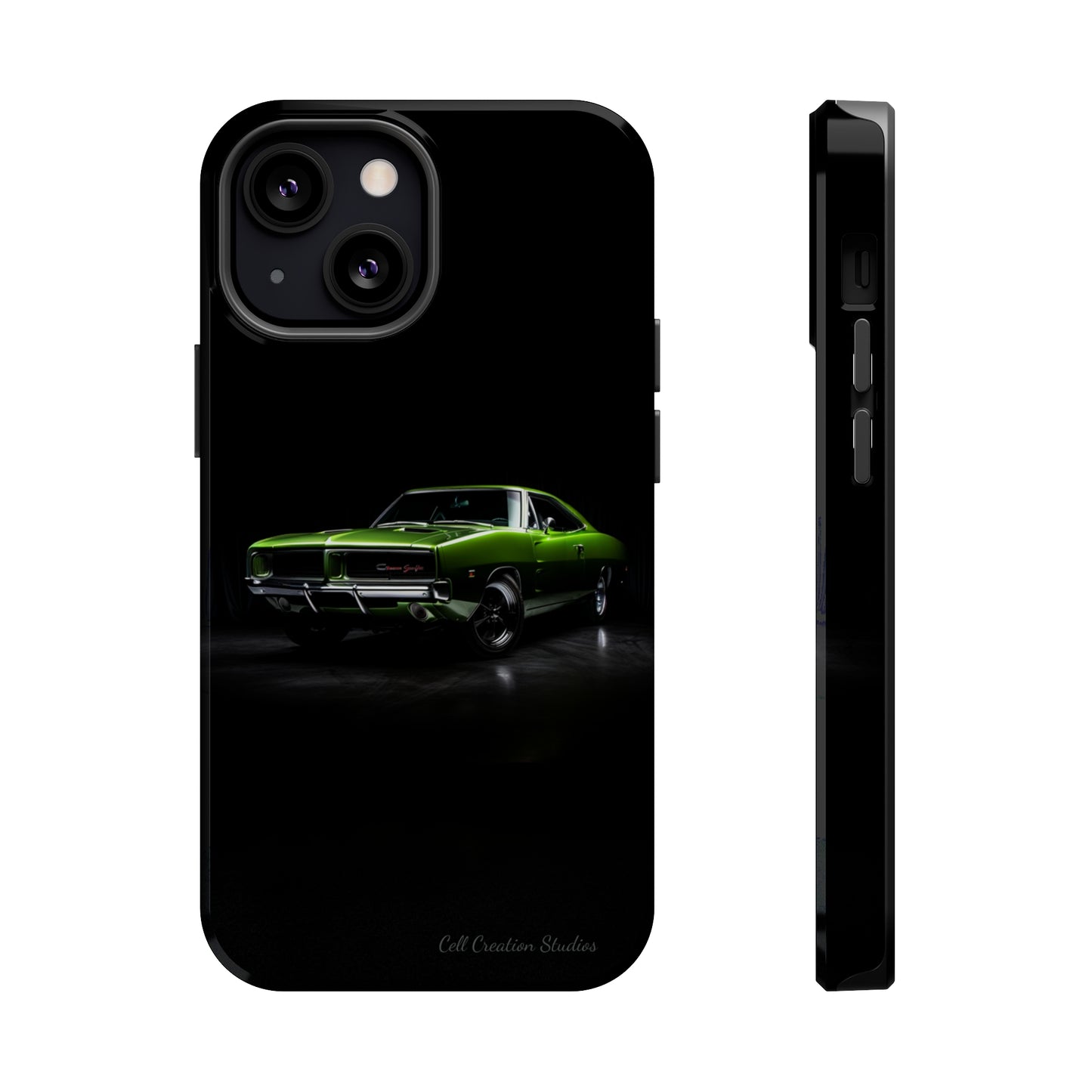 "Retro Thunder" 1969 Dodge Charger Phone Case -MagSafe Tough Cases