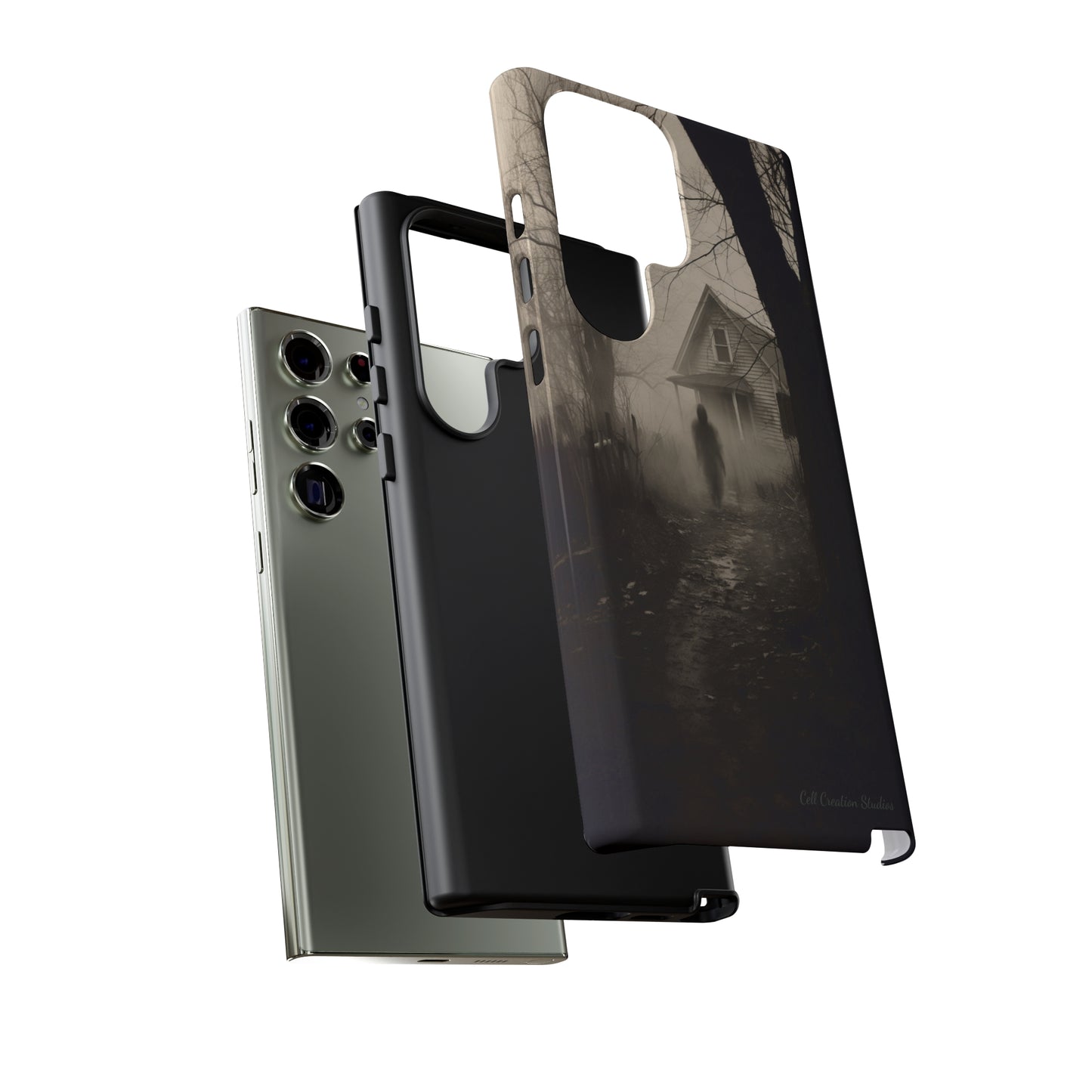 Introducing the "Ethereal Encounter" Cell Phone Case – Unveil the Mystery of the Ghostly Presence -Tough Cases