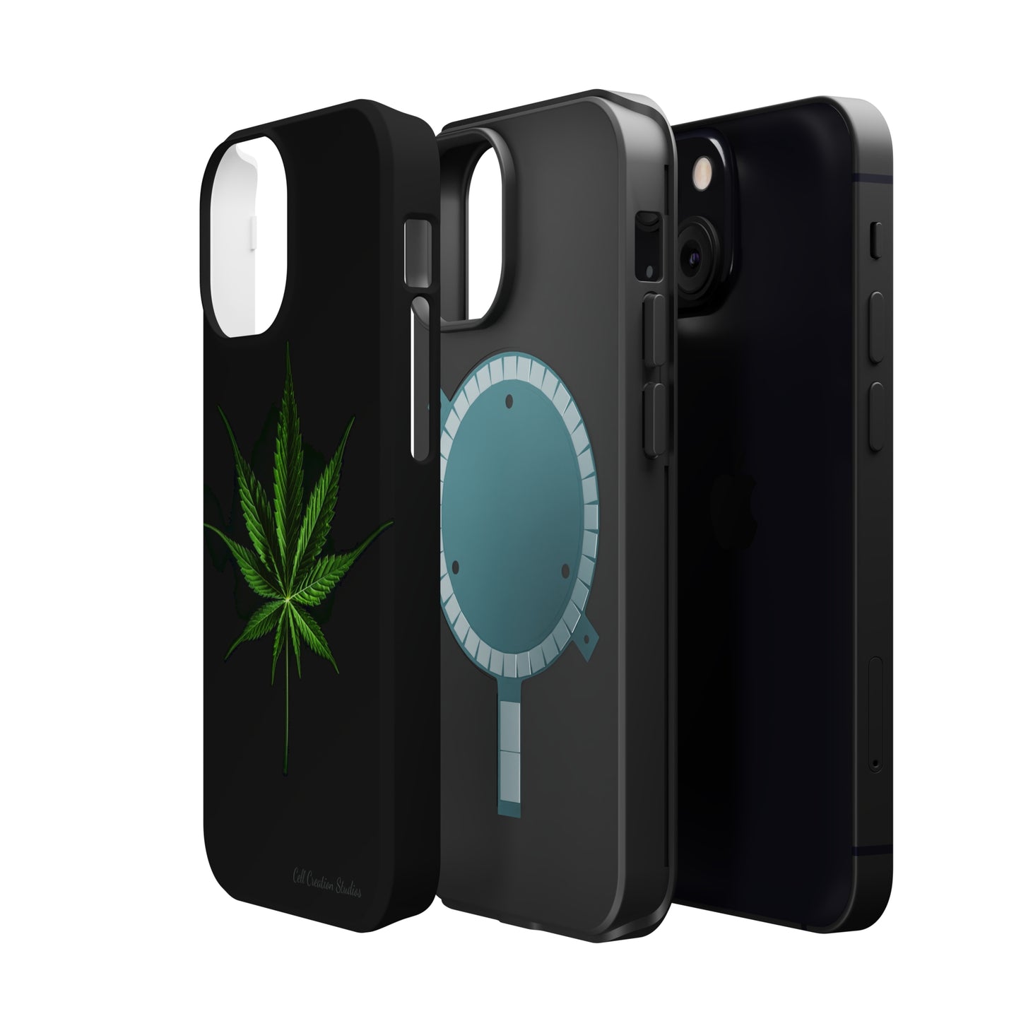 "Cannabis Chic" Marijuana Leaf Phone Case -MagSafe Tough Cases