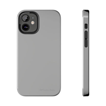 "Sleek Silver Essence" -Tough iPhone Cases