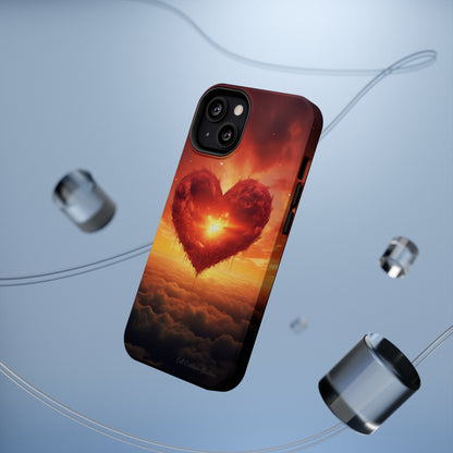 Introducing the "Sky-Heart Radiance" Cell Phone Case – Carry Love's Glow Everywhere You Go -MagSafe Tough Cases