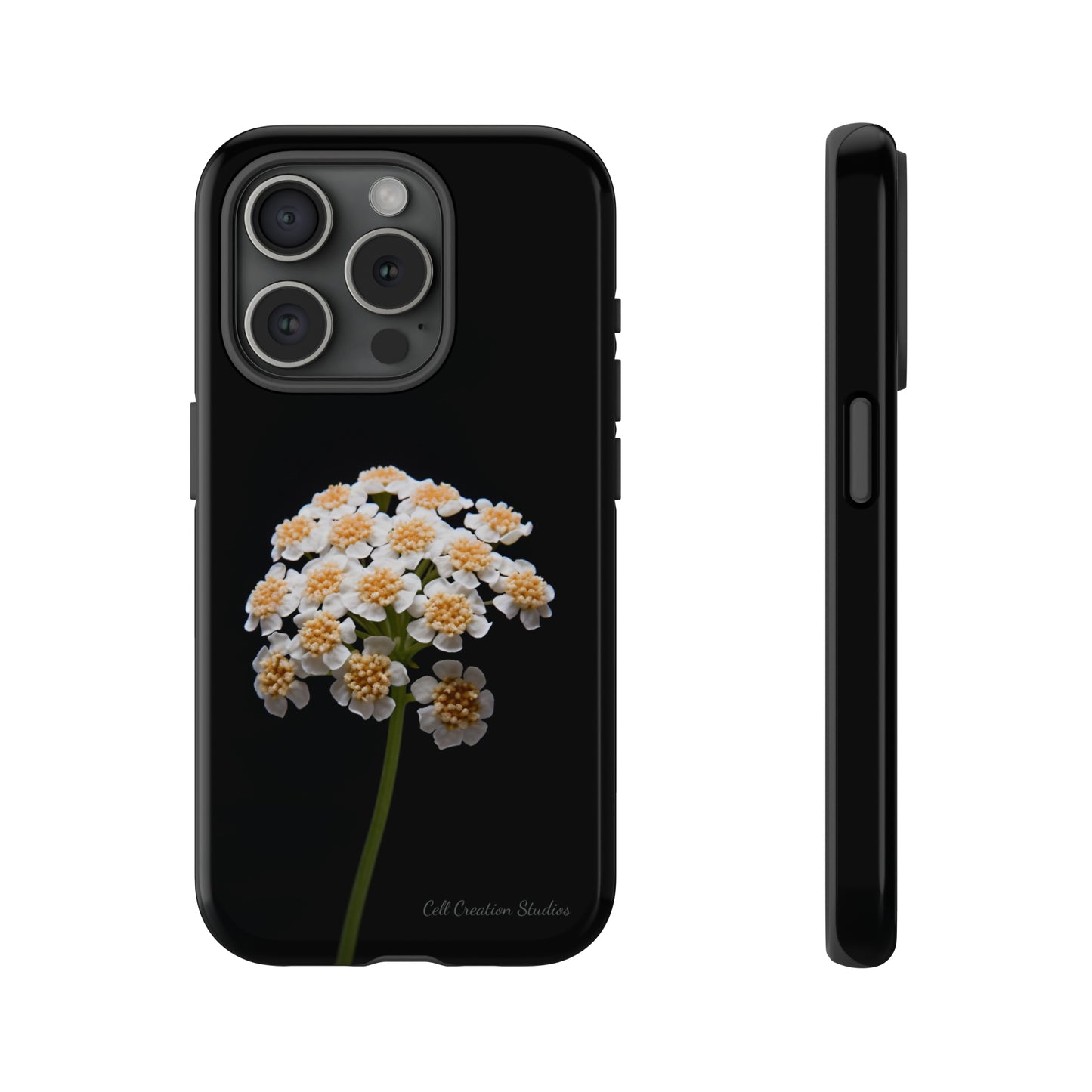 "Elegant Yarrow Bloom"  -Tough iPhone Cases