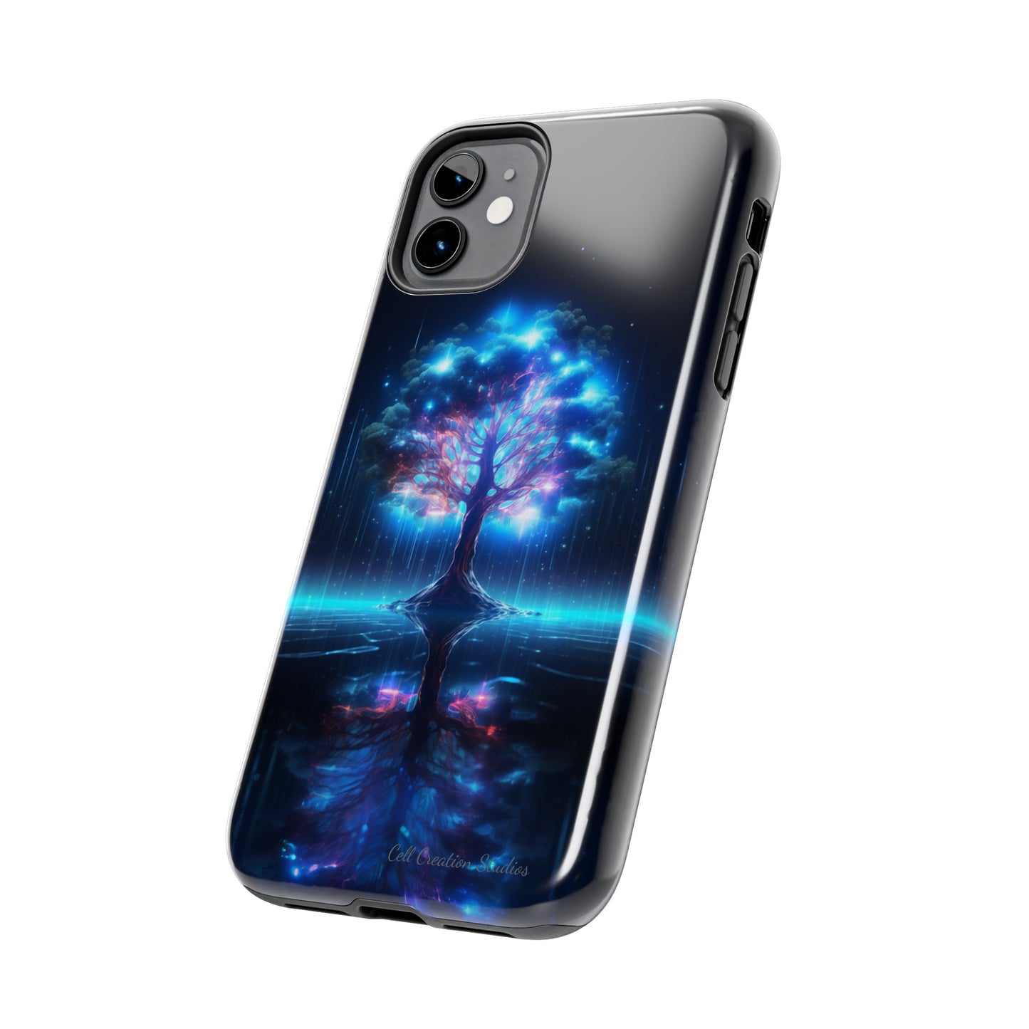 Introducing the "Luminous Tree" Cell Phone Case – Illuminate Your Style with Nature's Glow -Tough Phone Cases