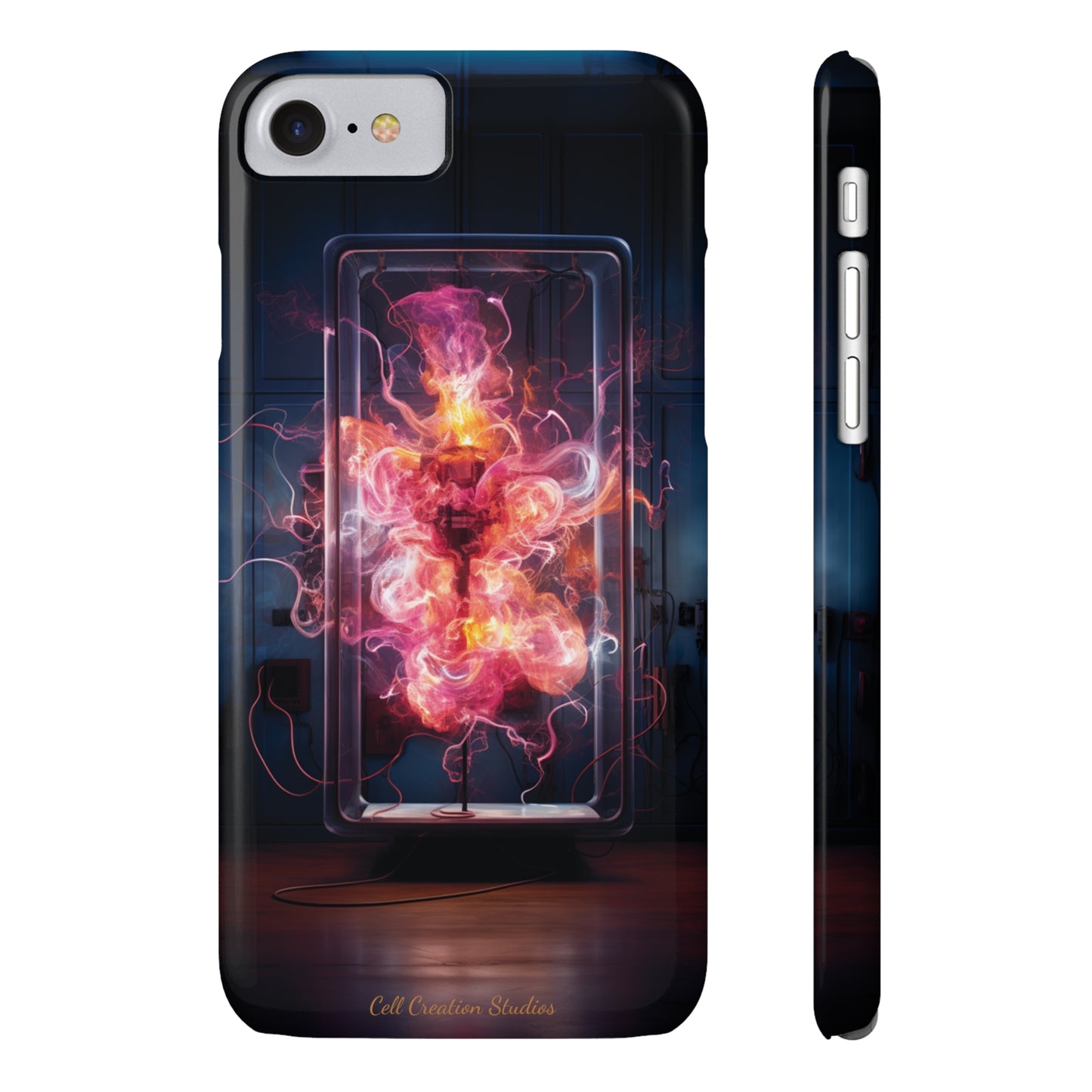 Introducing the "Ethereal Ember" Cell Phone Case – Capturing the Essence of Mystery -Slim Phone Cases