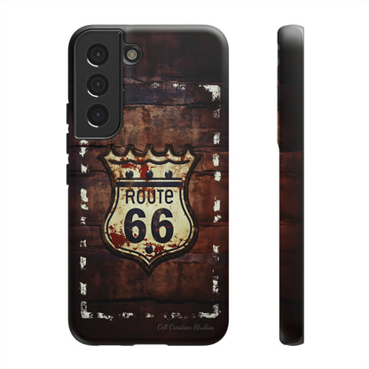 "Retro Route 66" Phone Case -Tough Cases