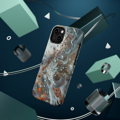 "3D Liquid Splash" -MagSafe Tough iPhone Cases