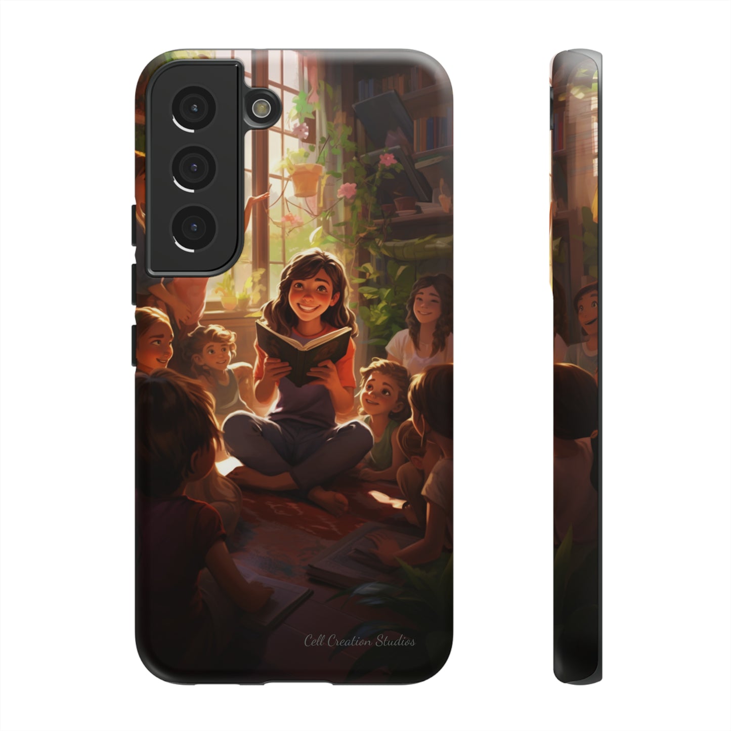 Introducing the "Inspiring Teacher's Tale" Cell Phone Case – Capture the Joy of Storytime -Tough Cases