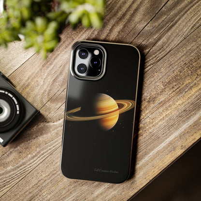 Introducing the "Saturn's Elegance" Cell Phone Case – A Cosmic Masterpiece -Tough Phone Cases