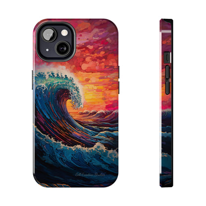 "Colorful Ocean Wave" Cell Phone Case -Tough Phone Cases