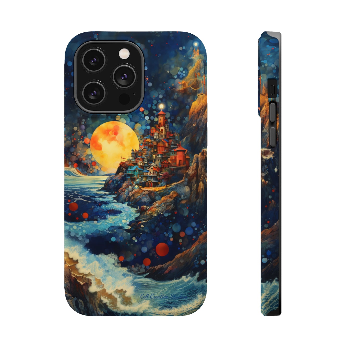 "Moonlit Coastal Vista" -MagSafe Tough iPhone Cases