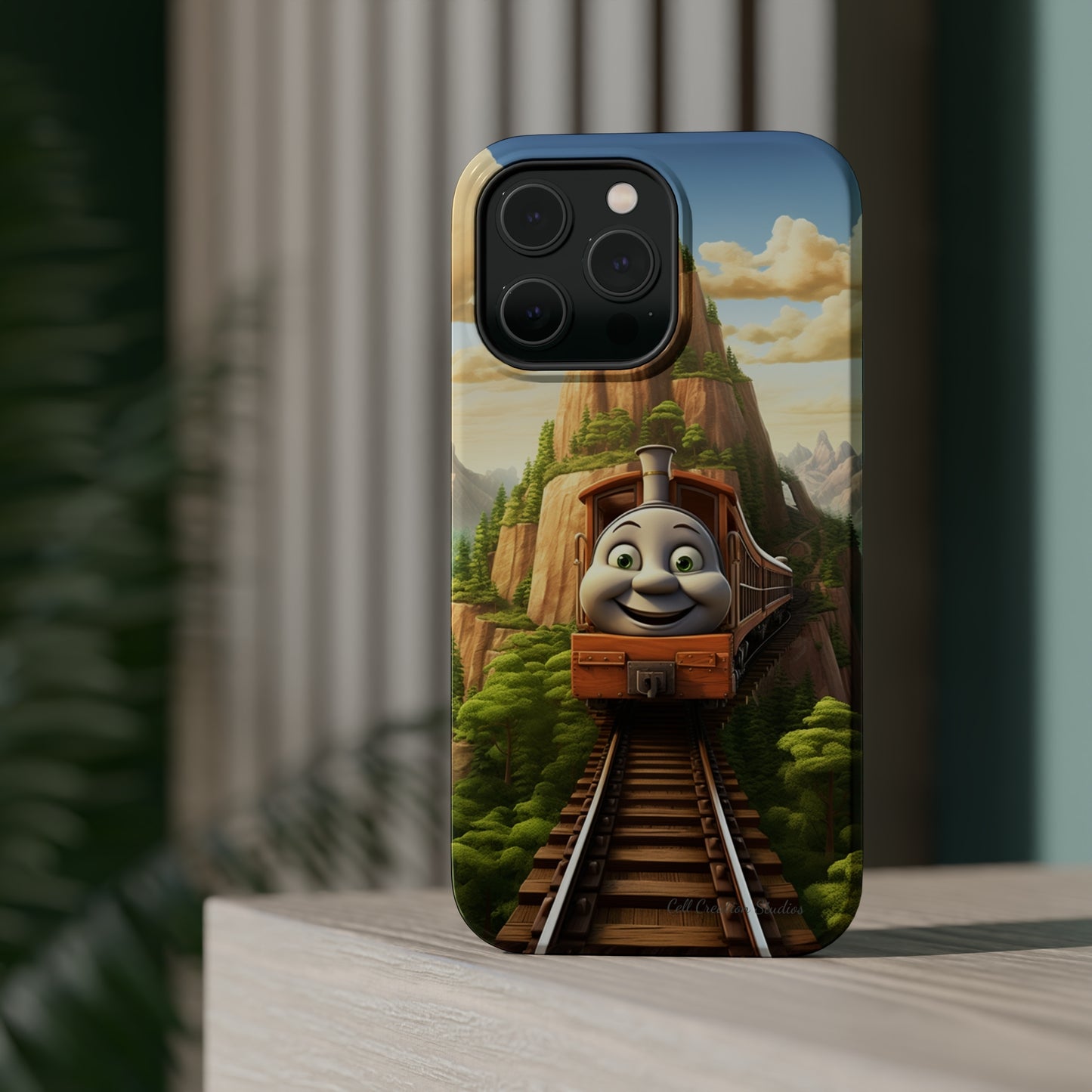 The "Mountain Journey Train" Character Phone Case -MagSafe Tough Cases