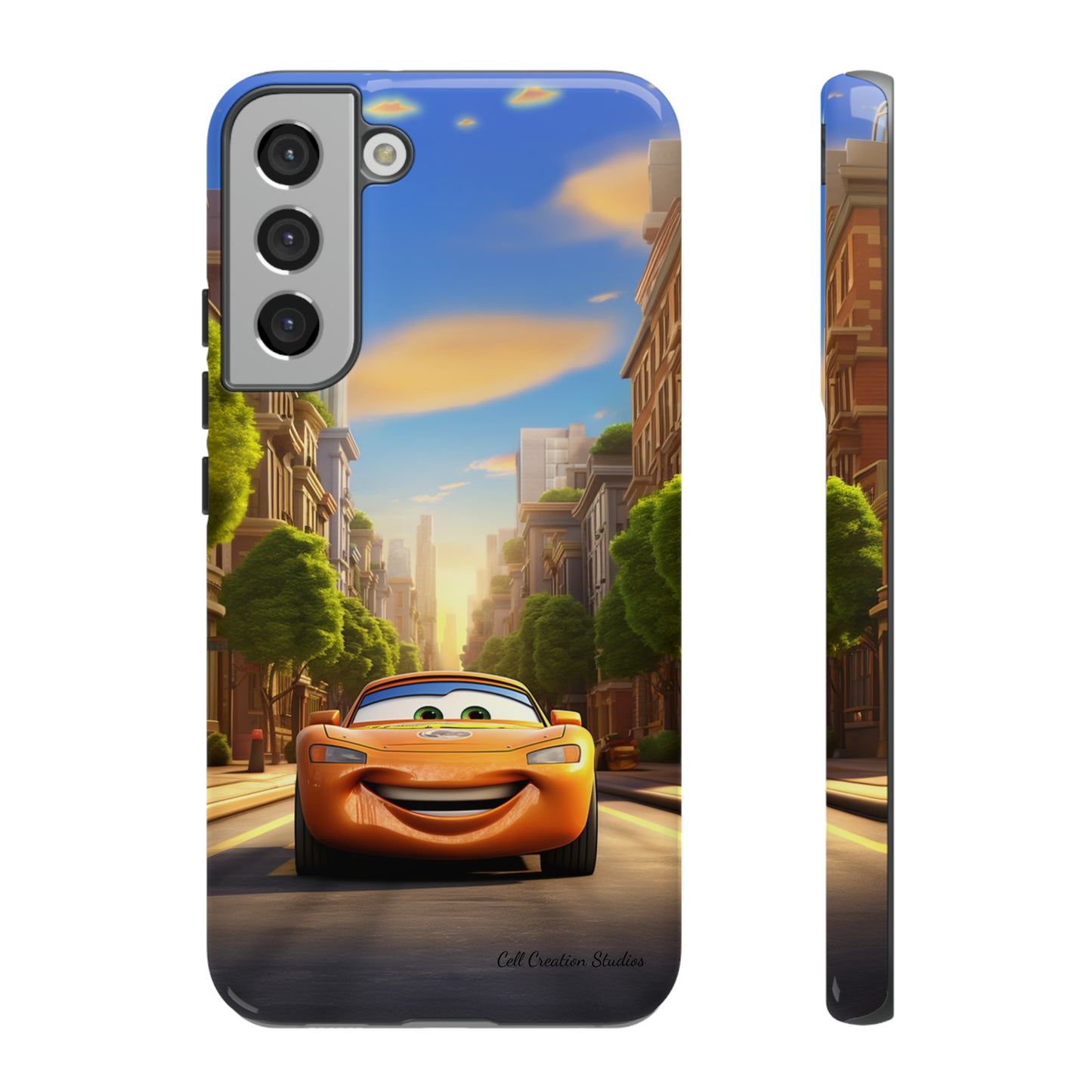 The "Happy Yellow Cruiser" Phone Case -Tough Cases