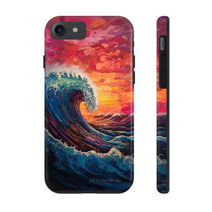 "Colorful Ocean Wave" Cell Phone Case -Tough Phone Cases