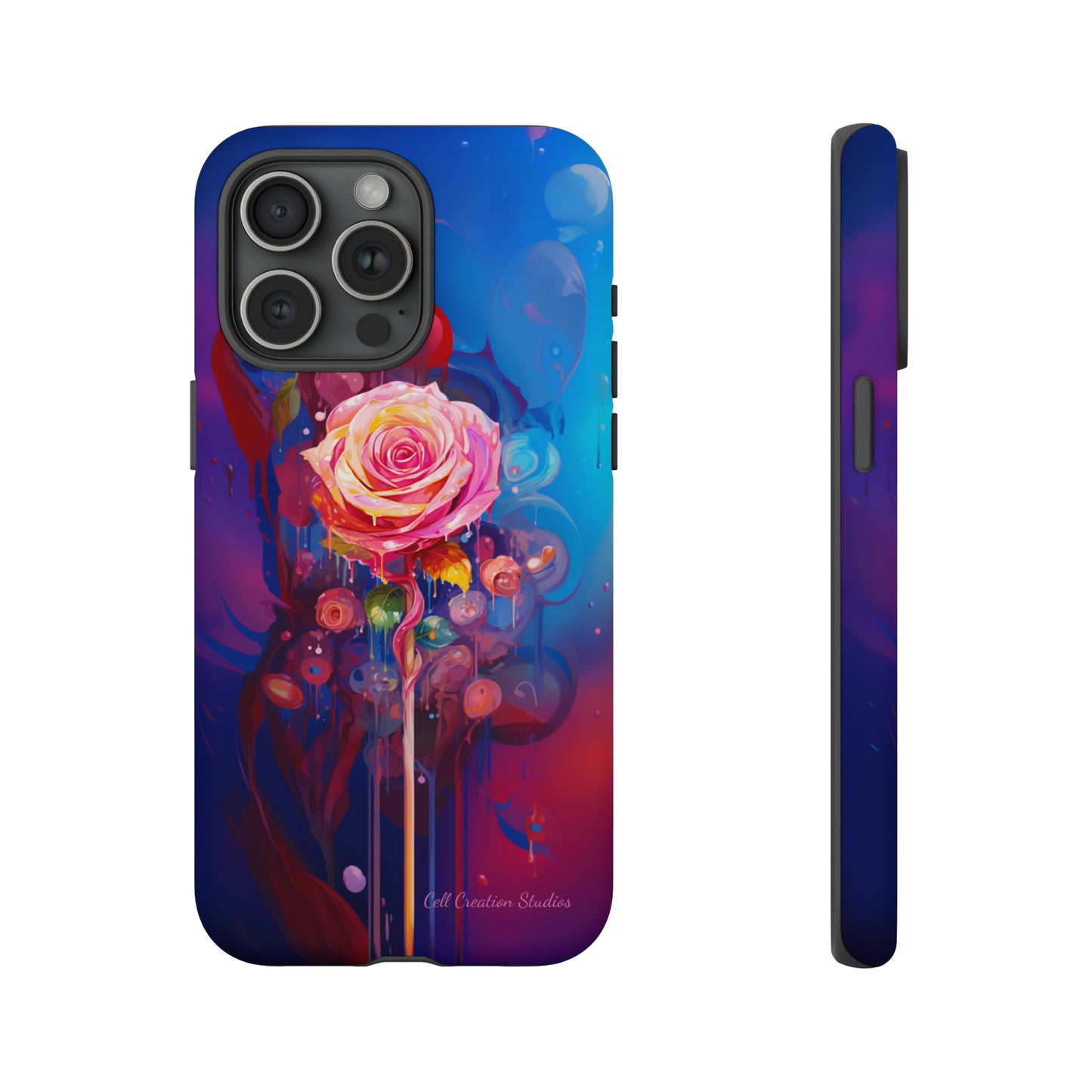 "Dreamy Rose Bloom Fantasy" -Tough iPhone Cases