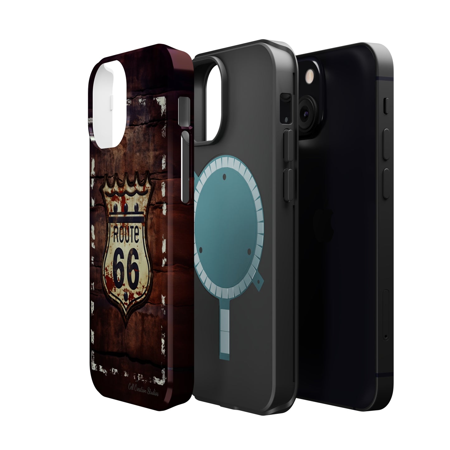 "Retro Route 66" Phone Case -MagSafe Tough Cases