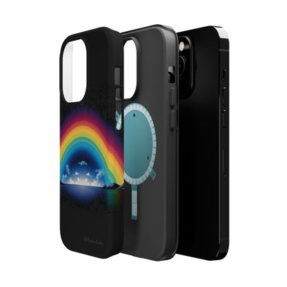 "Vibrant Skies: Rainbow Sunset" Cell Phone Case -MagSafe Tough Cases