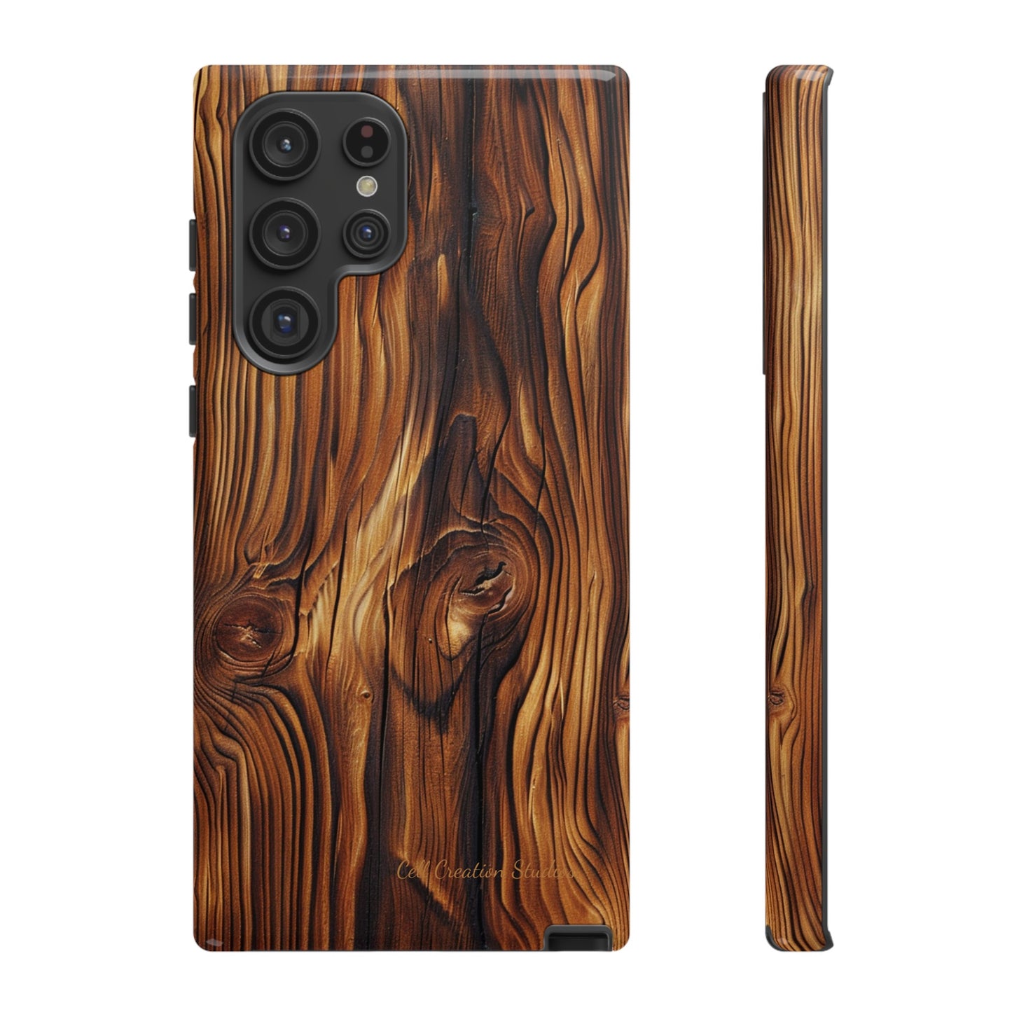 "Wood Grain Elegance" Tough Samsung Galaxy Cases