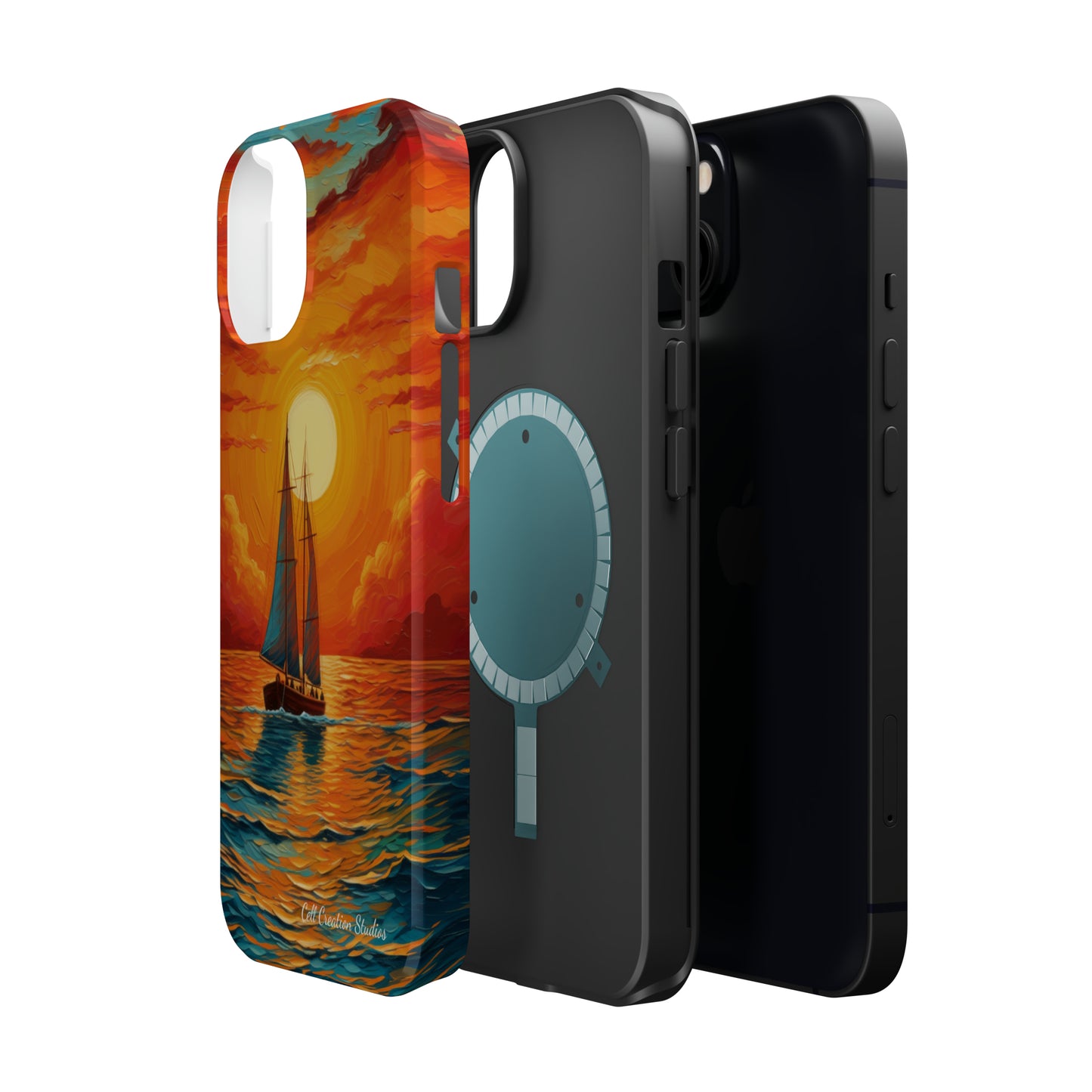 "Sailboat Sunset" - MagSafe Tough iPhone Cases