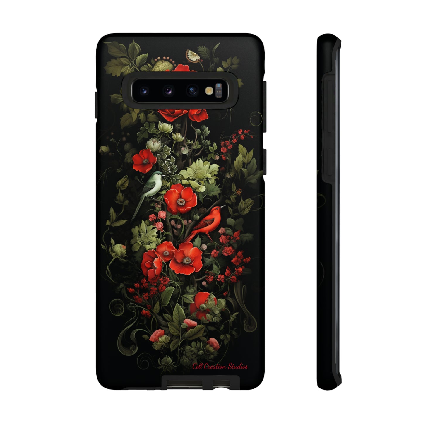 "Floral Serenade Elegance" -Tough Samsung Phone Cases