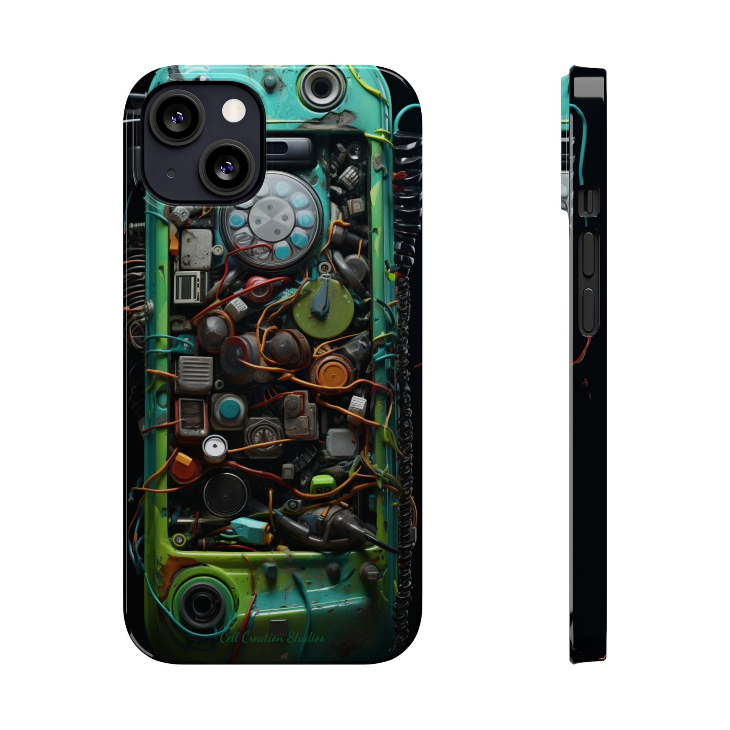 Introducing the "Mechanical Wonders" Cell Phone Case – Peek Inside with Intricate Cell Phone Inner Workings -Slim Phone Cases