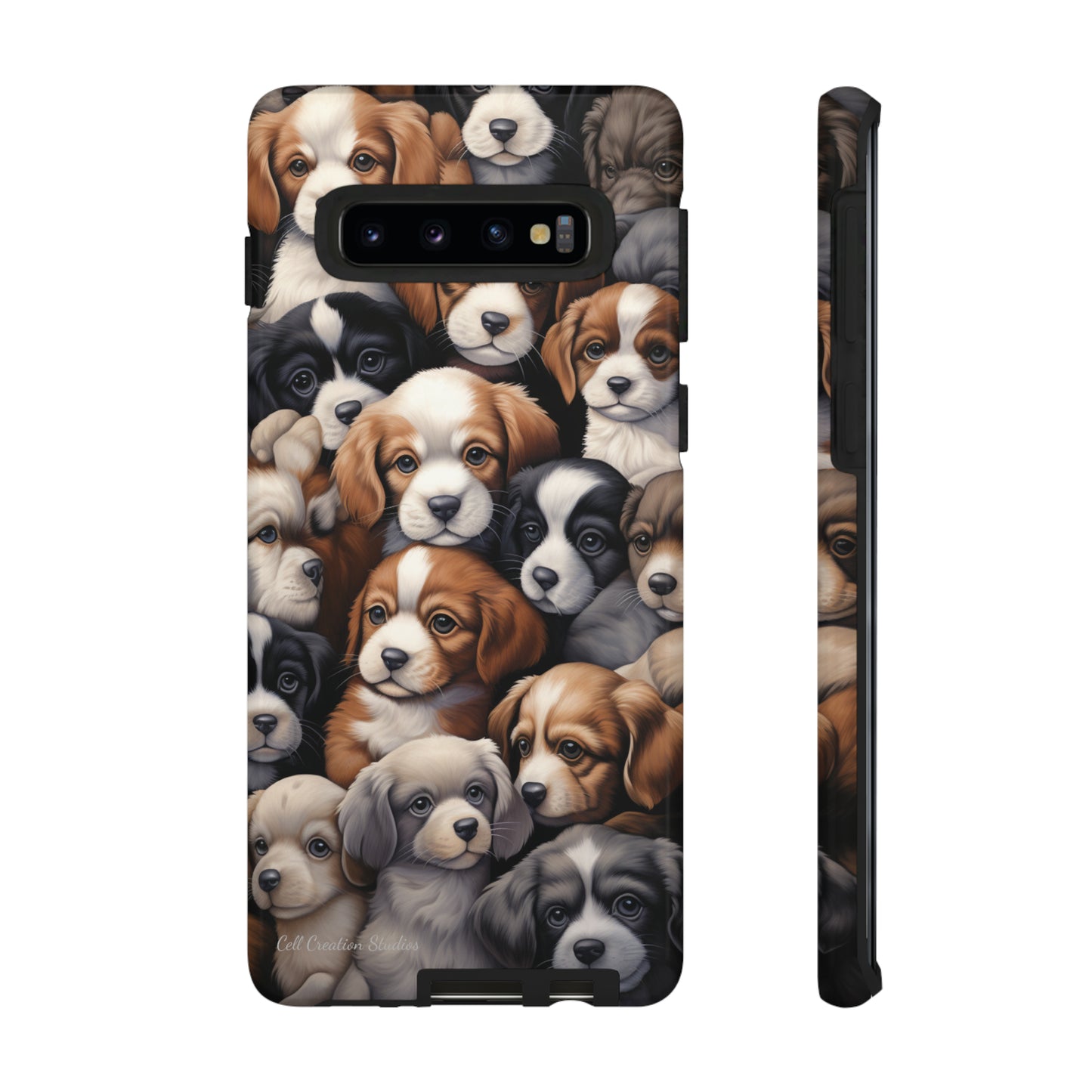 "Puppy Pile" Cuddles Phone Case -Tough Cases