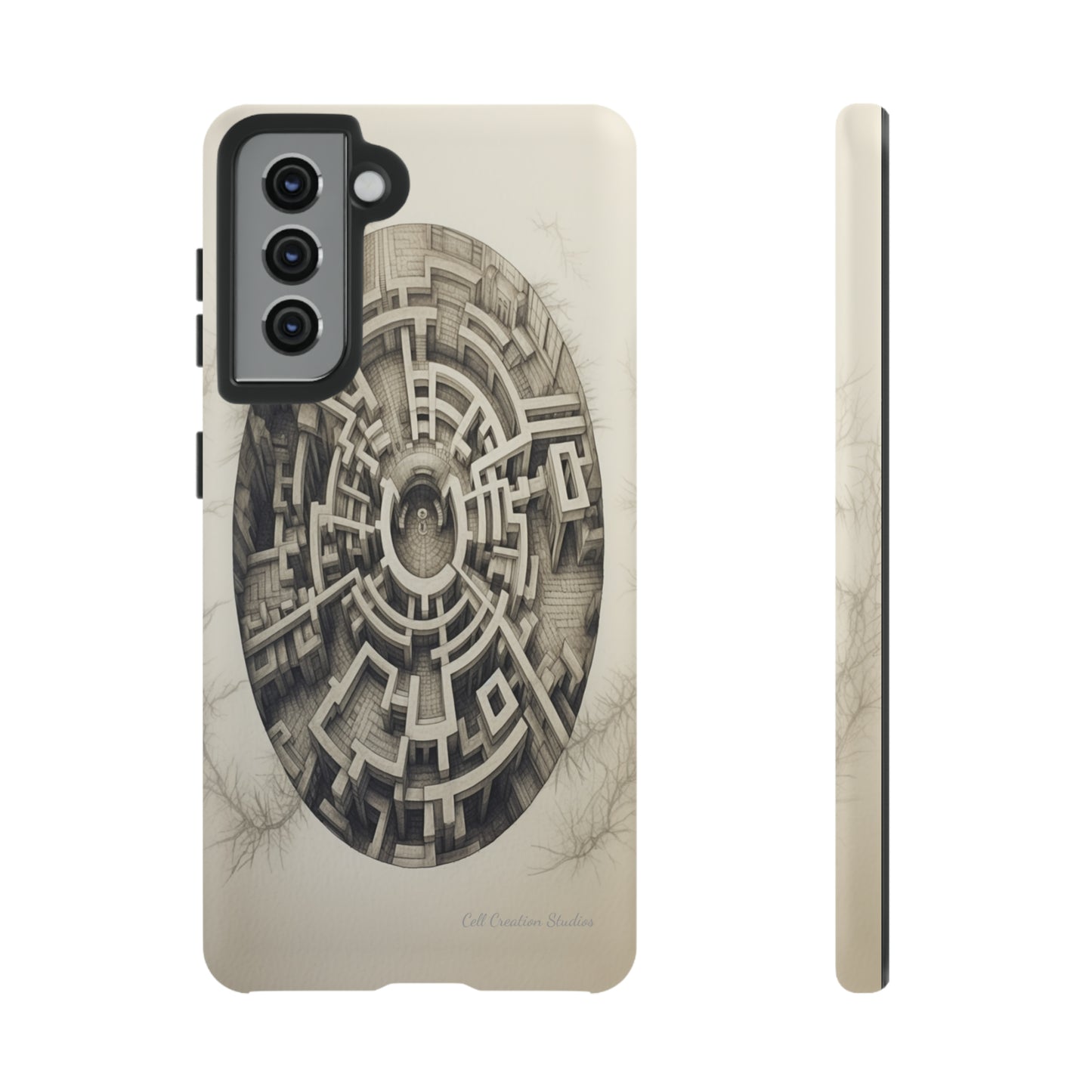 "Discover the Mystery: Maze-Inspired Cell Phone Case" -Tough Cases