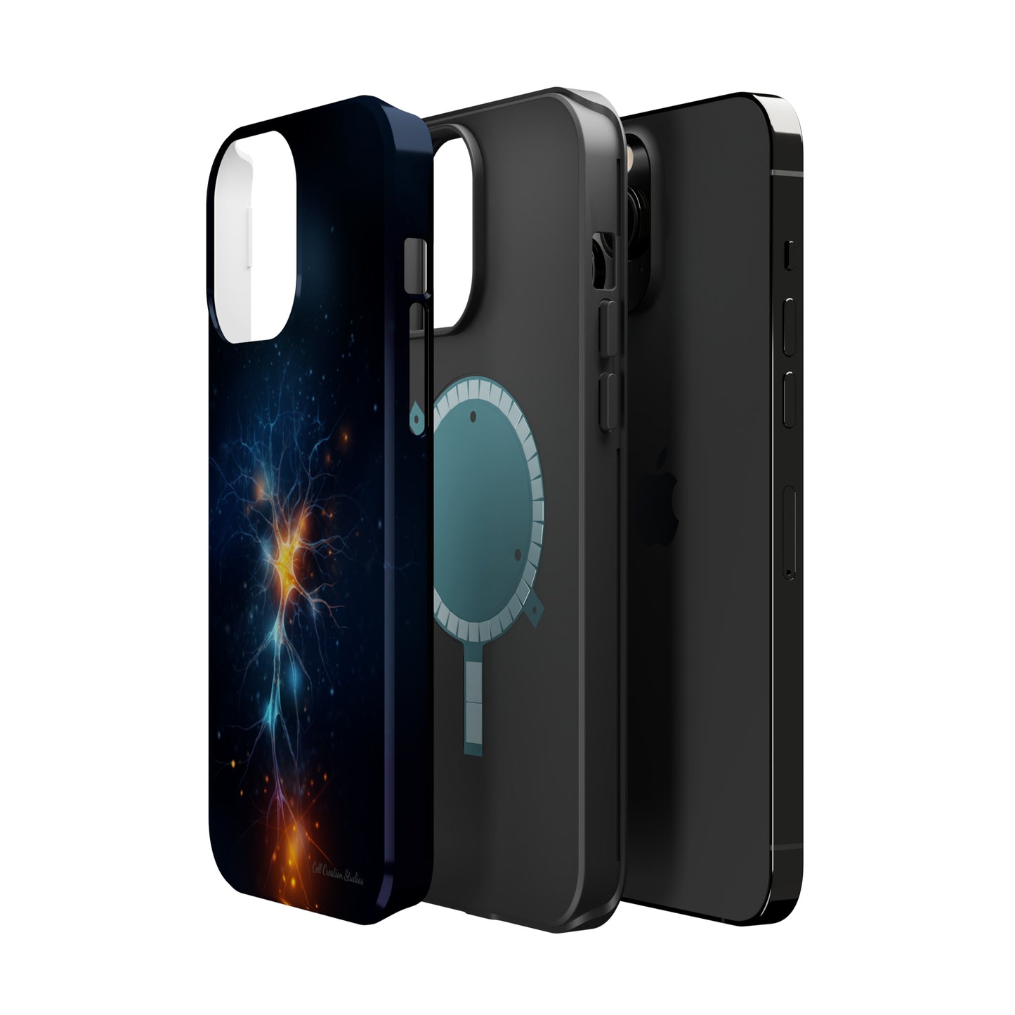 Introducing the "Luminous Neuron" Cell Phone Case – Illuminate Your Connection! -MagSafe Tough Cases