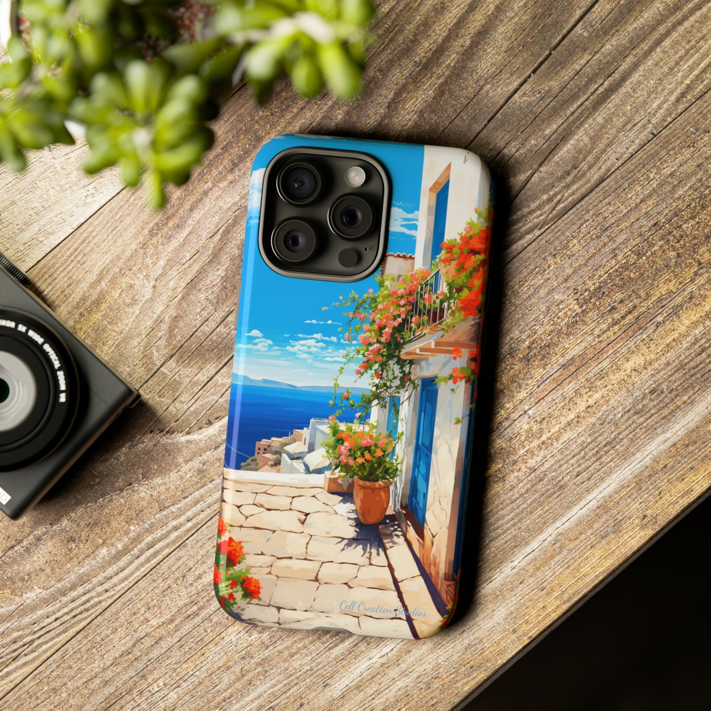 "Mediterranean Bliss Horizon" -Tough iPhone Cases