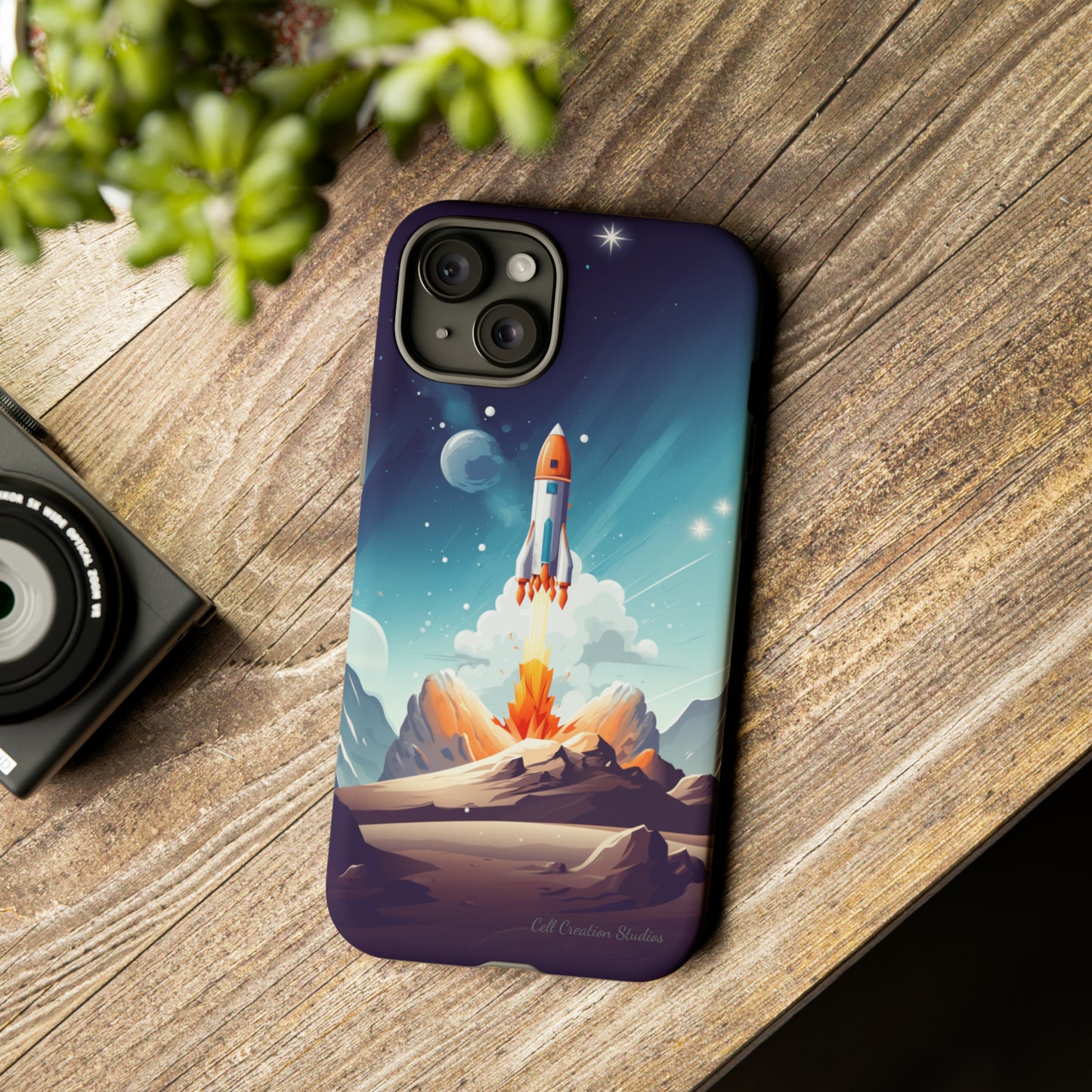 Introducing our "Galactic Odyssey" Cell Phone Case – Launch Your Device into Adventure -Tough Cases