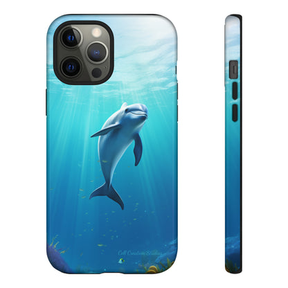 The "Dolphin Serenity" -Tough iPhone Cases