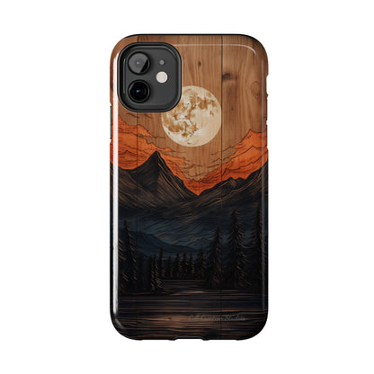 "Elevate Your Style with the Mountain Moonlight Phone Case" -Tough Phone Cases