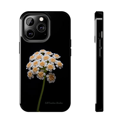 "Elegant Yarrow Bloom" Phone Case -Tough Phone Cases