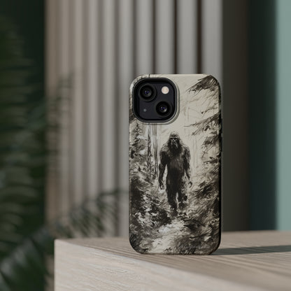 "Bigfoot in the Wilderness" Cell Phone Case – Encounter Bigfoot's Mystery -MagSafe Tough Cases