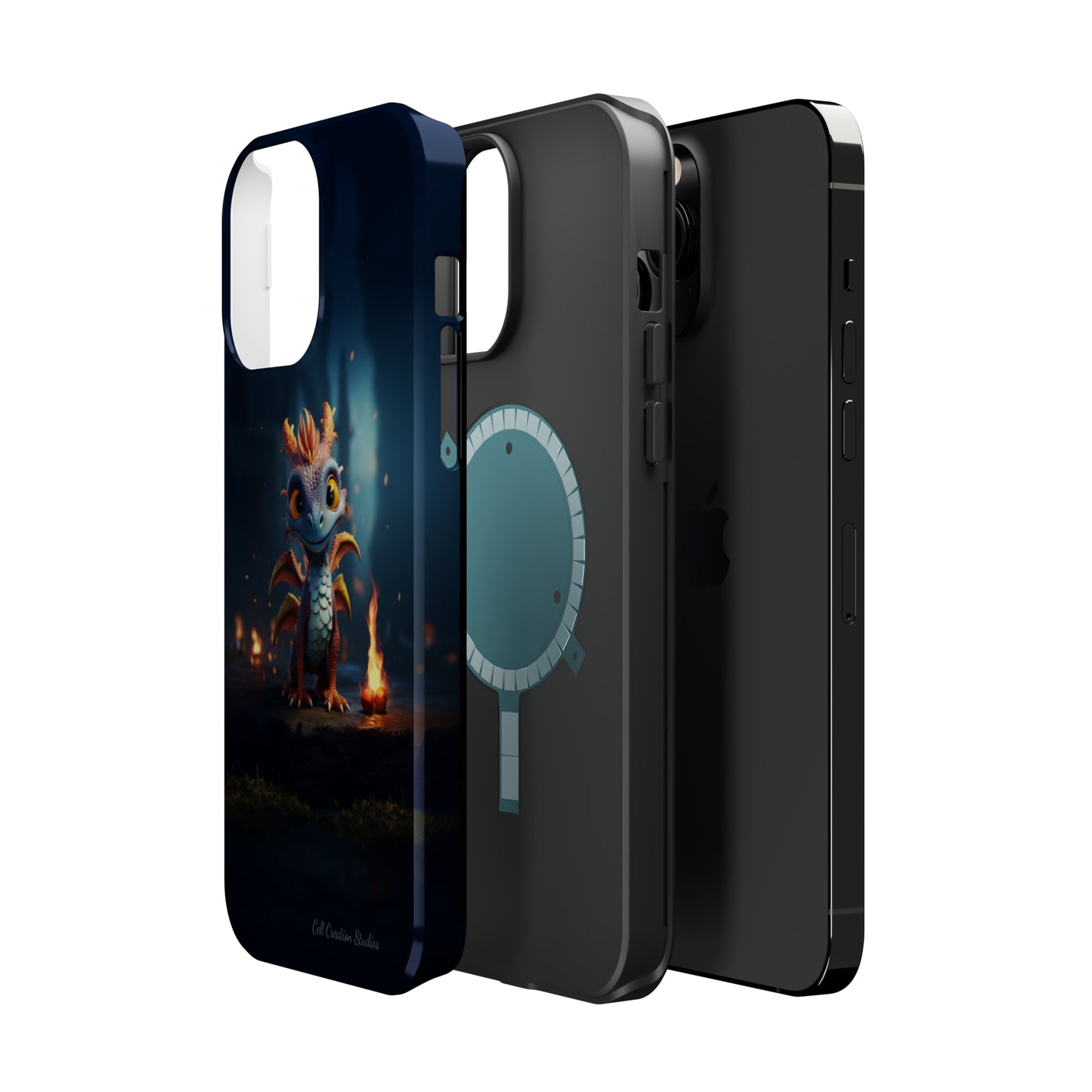 Introducing the "Azure Dragon" Cell Phone Case – Unleash Mythical Marvels -MagSafe Tough Cases