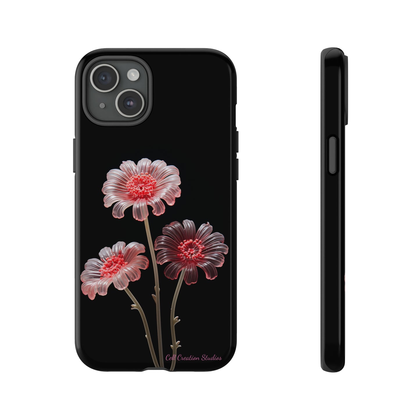 The "Desert Rose Glass Blossom" Phone Case -Tough Cases