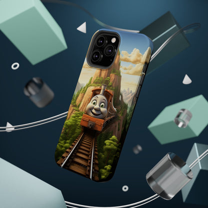 The "Mountain Journey Train" Character Phone Case -MagSafe Tough Cases