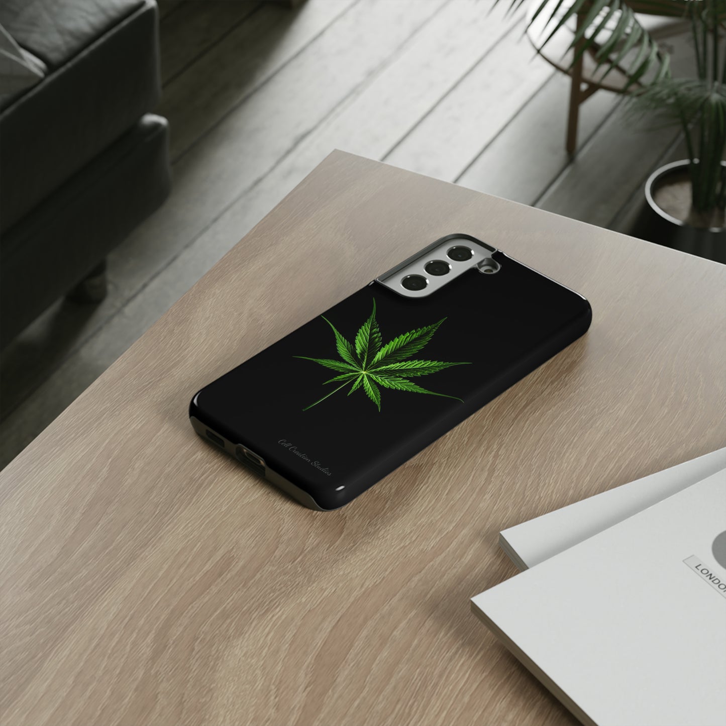 "Cannabis Chic" Marijuana Leaf Phone Case -Tough Cases