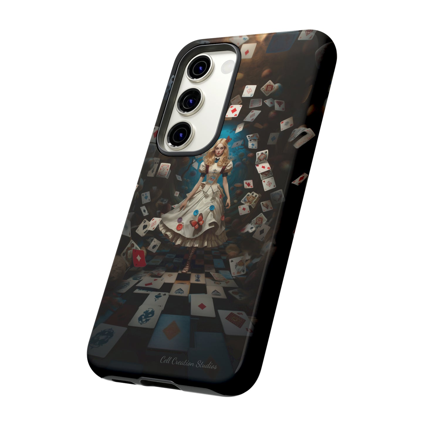 Introducing the "Alice in Wonderland" Cell Phone Case – A Journey Through Imagination -Tough Cases