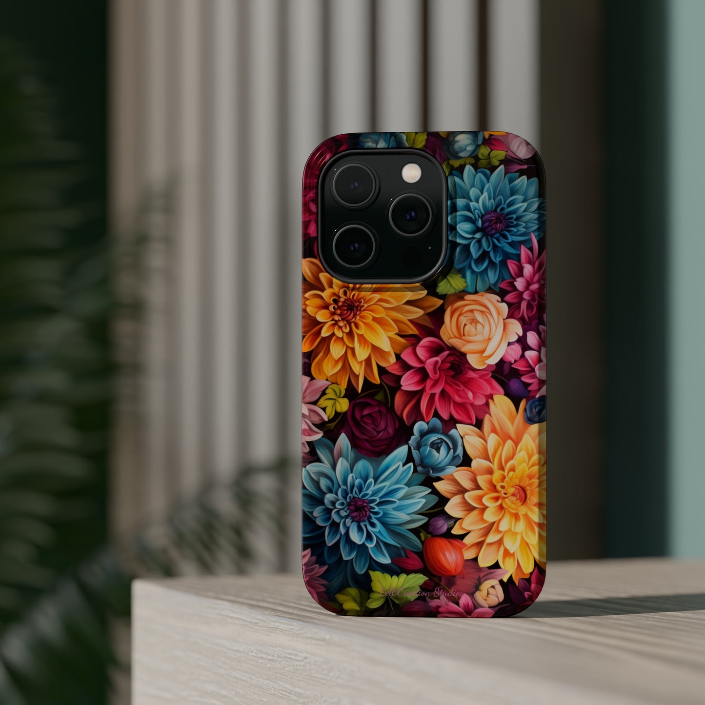 Introducing the "Floral Harmony" Cell Phone Case – Elevate Your Style with Nature's Grace -MagSafe Tough Cases