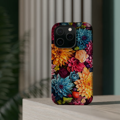 Introducing the "Floral Harmony" Cell Phone Case – Elevate Your Style with Nature's Grace -MagSafe Tough Cases