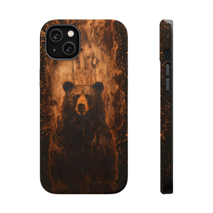 "Bear Wood Grain"-MagSafe Tough Cases