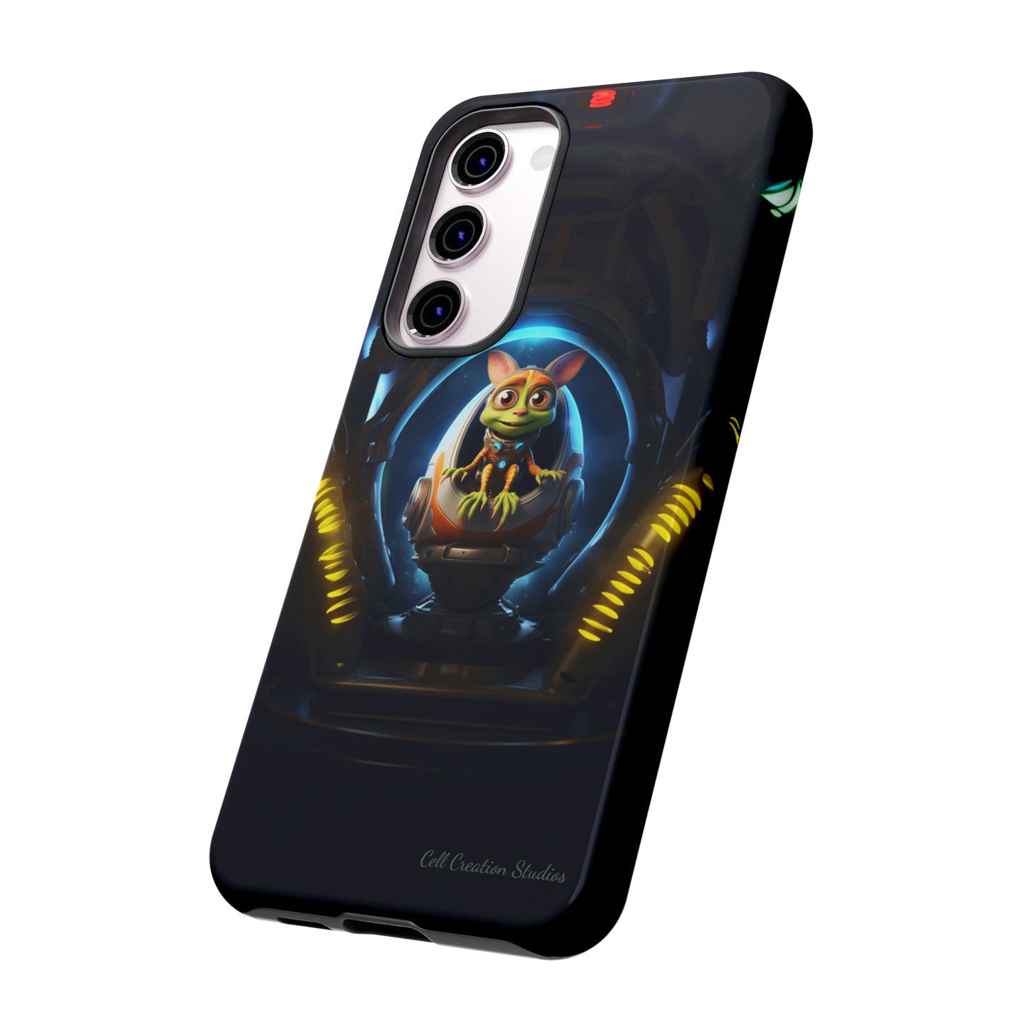 The "Galactic Explorer Alien Spaceship" Phone Case -Tough Cases