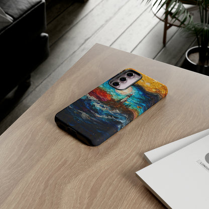 "Coastal Canvas Guardian" -Tough Samsung Phone Cases