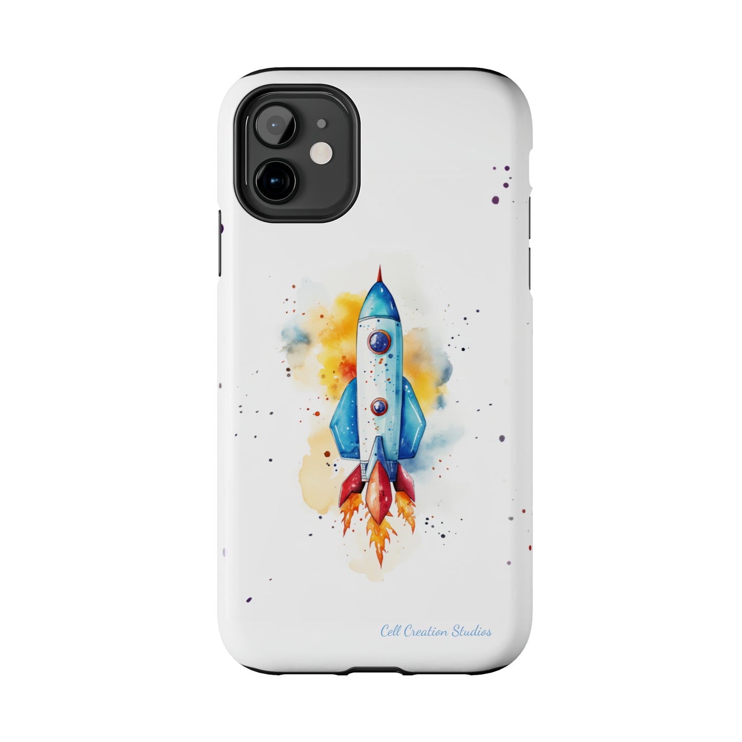 Introducing our "Cosmic Rocket" Cell Phone Case – Where Style Meets Adventure -Tough Phone Cases