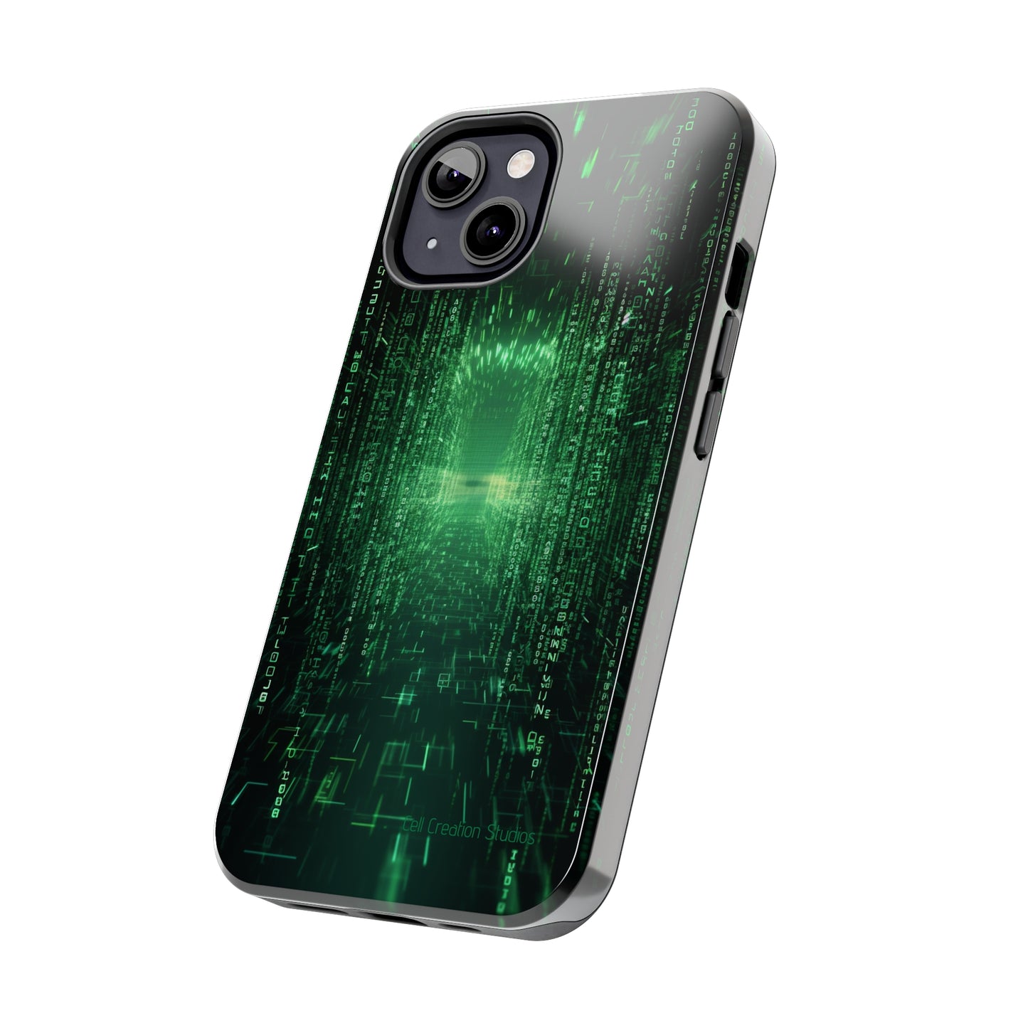 Introducing our "Digital Code Stream" Cell Phone Case – where style meets technology for your device's protection -Tough Phone Cases