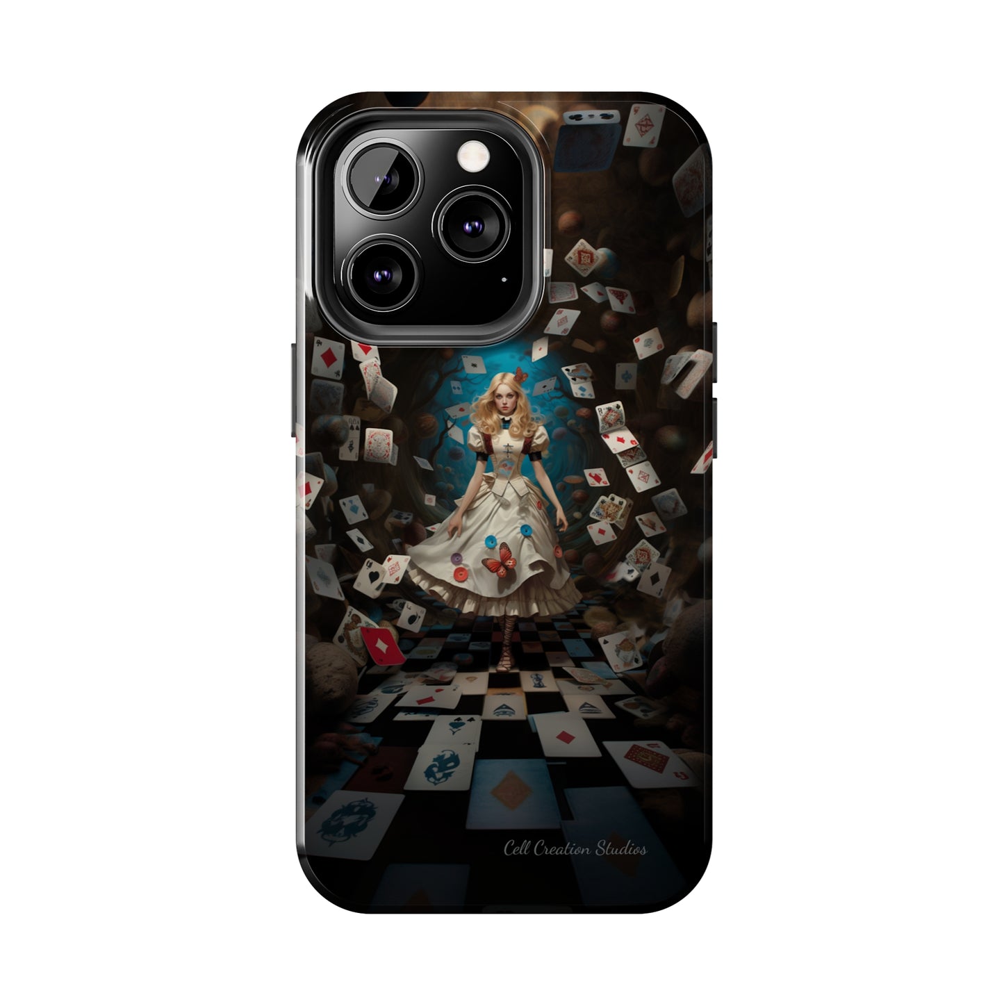 Introducing the "Alice in Wonderland" Cell Phone Case – A Journey Through Imagination -Tough Phone Cases