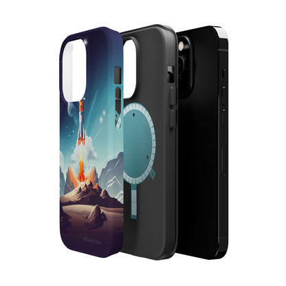 Introducing our "Galactic Odyssey" Cell Phone Case – Launch Your Device into Adventure -MagSafe Tough Cases